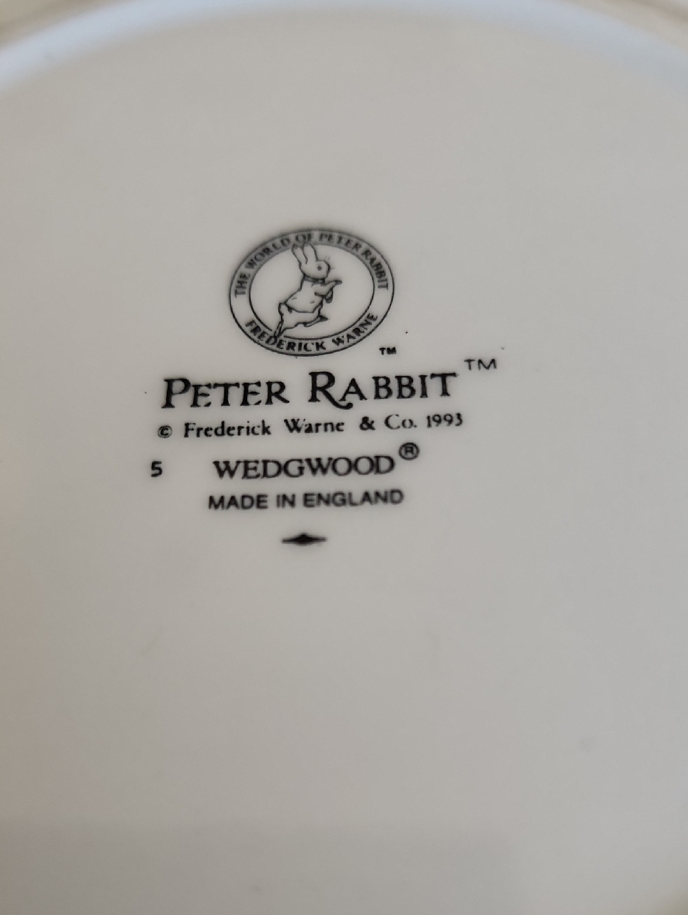 VTG Peter Rabbit Plate - Picture 2 of 5